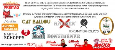 Mädchensitzung Freitag 23.01.2026 